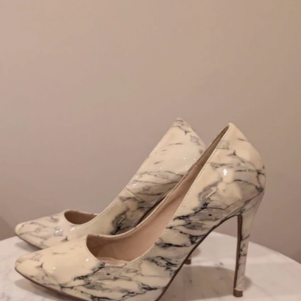 Liliana Marble Patterned Heels